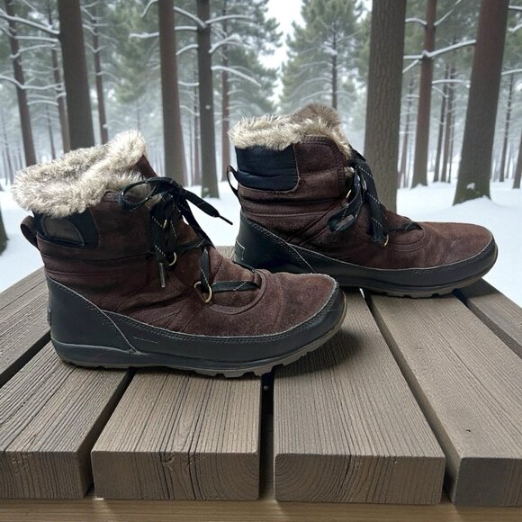 Sorel Women's Tivoli Sport Cattail Brown Boots LL5337-908 Waterproof Size 10 - Picture 6 of 10